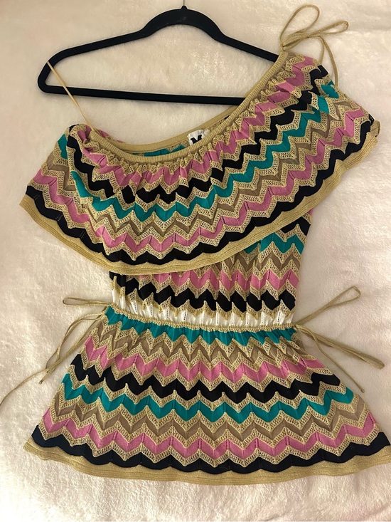 Missoni Tops - Missoni Knit Top in Pink, Teal, Gold & Black